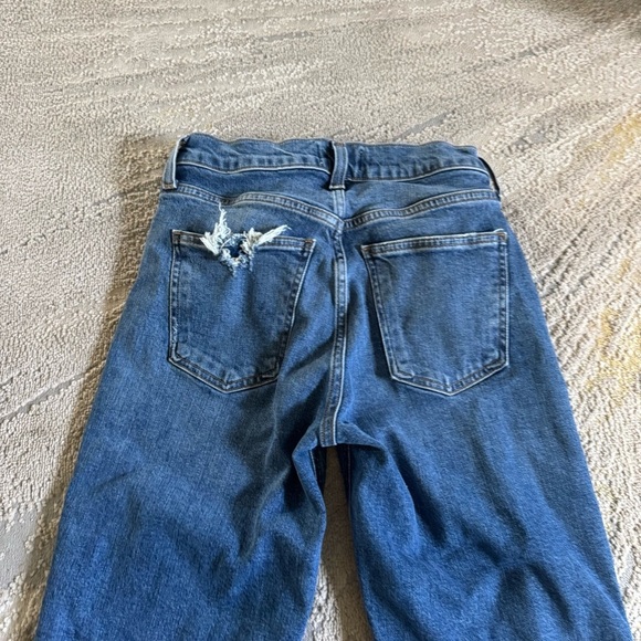 Agolde Kye Mid Rise Straight jeans ankle crop relaxed fit 24 - Picture 9 of 12